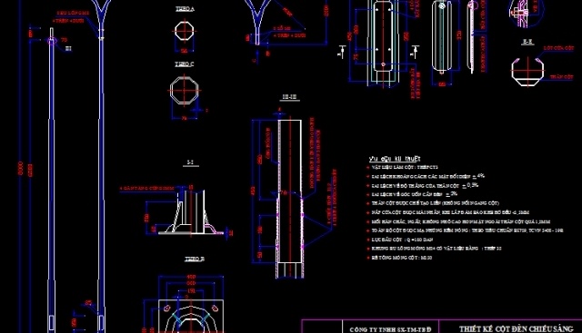 File cad - Thư viện các loại đèn chiếu sáng đường phố part 4 - Ảnh 2